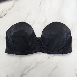 Natori Black Strapless Bra Underwire Women's Size 36D